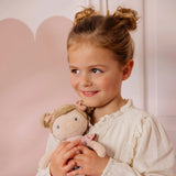 poupée en tissu 35 cm rosa souple bébé 12 mois, une poupée câlin enfant 1 an