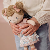 poupée en tissu 35 cm rosa souple bébé 12 mois, une poupée câlin enfant 1 an