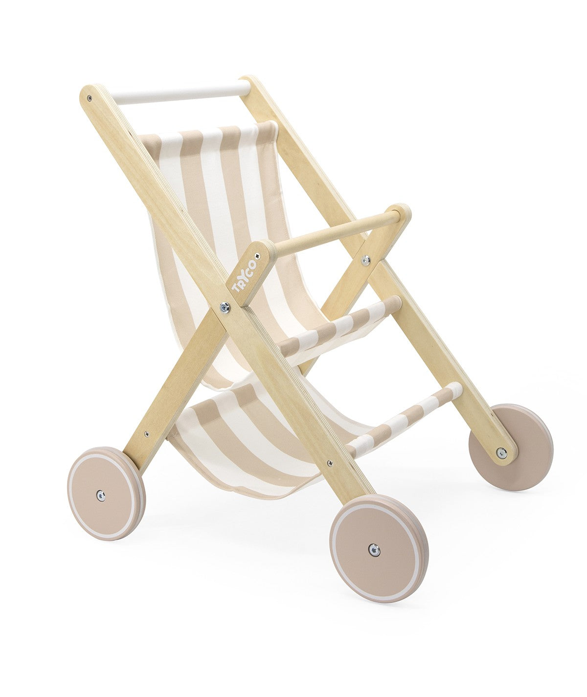 Poussette poupée en bois enfant – jeu d’imitation dès 18 mois