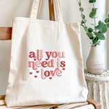 Tote Bag All you need is love – 100% Coton Recyclé GMLB