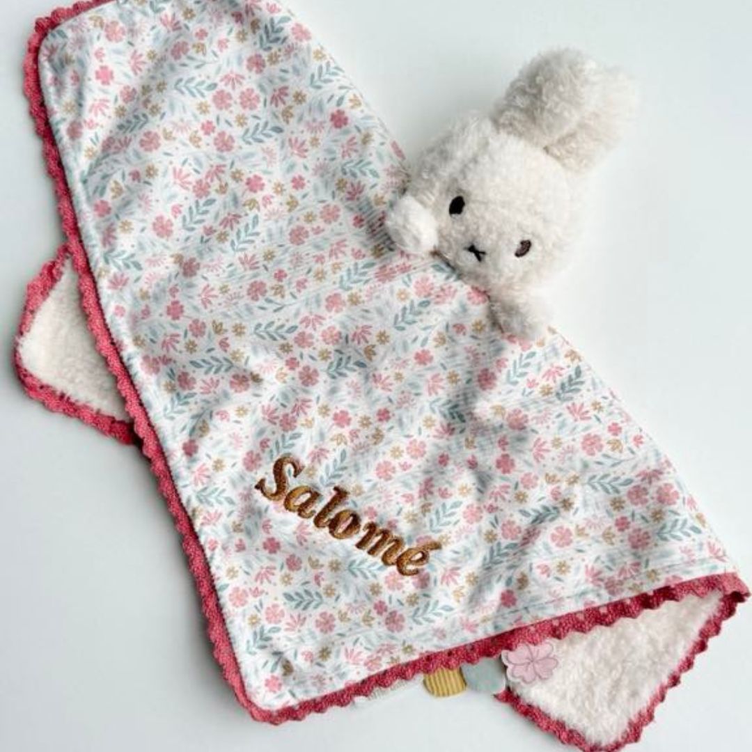 Doudou carré Miffy - Lucky Blossom LITTLE DUTCH