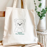 Tote Bag Adorable à Personnaliser Pand'damour – 100% Coton Recyclé GMLB