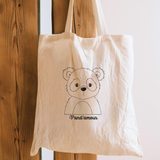 Tote Bag Adorable à Personnaliser Pand'damour – 100% Coton Recyclé GMLB