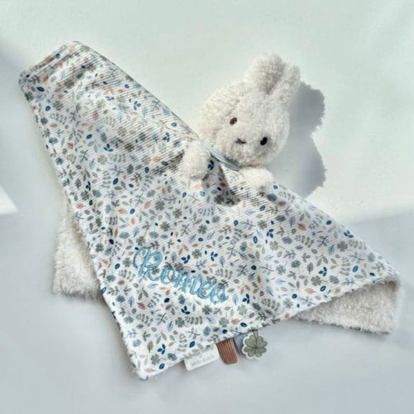 Doudou carré Miffy - Lucky Leaves LITTLE DUTCH