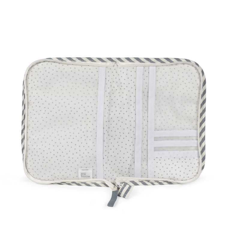 Protège-carnet de santé bébé Praliné Rayures Matcha – Walking Mum walking mum