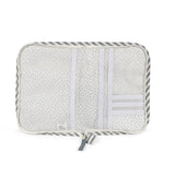 Protège-carnet de santé bébé Praliné Rayures Matcha – Walking Mum walking mum