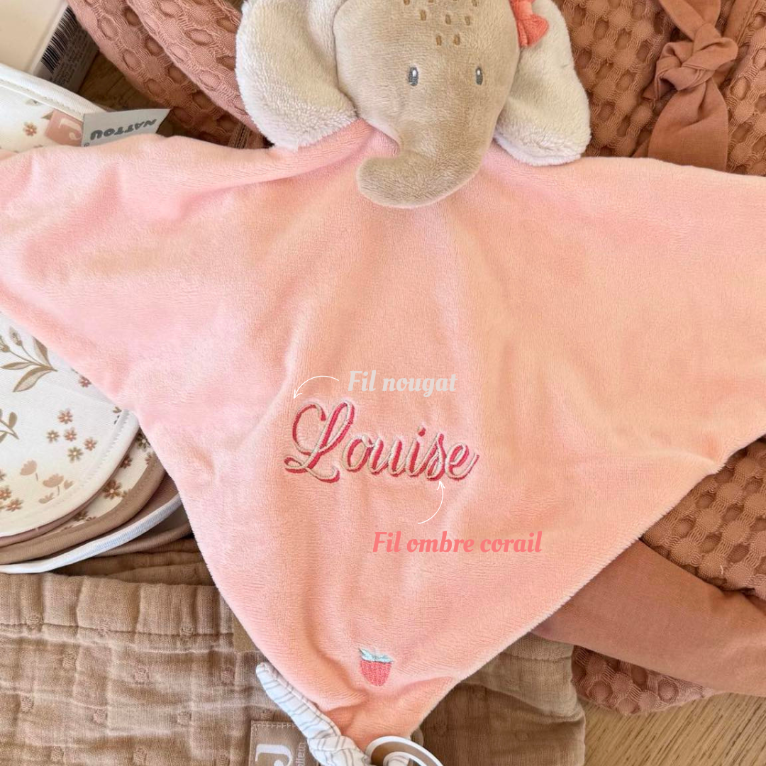 Grand Doudou L'éléphant FLO, ERNEST & OLI NATTOU