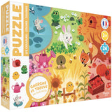 Puzzle Cherche et Trouve des tout-petits – Les couleurs – 24 pièces AUZOU