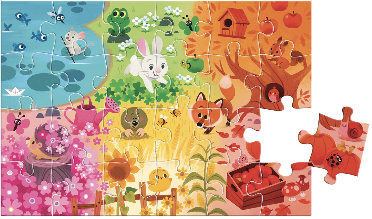 Puzzle Cherche et Trouve des tout-petits – Les couleurs – 24 pièces AUZOU