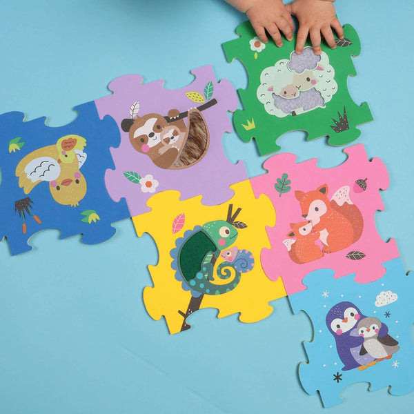 Puzzle en mousse bébé tactile AUZOU