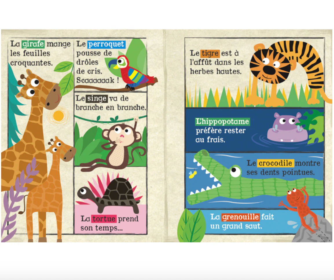 CRINKLY LE SAFARI – Livre Tissu Sensoriel pour Bébé
