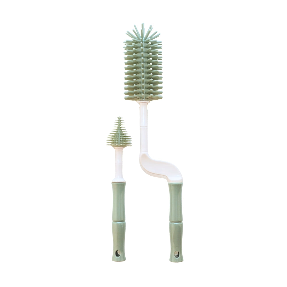 Brosse biberon bébé et goupillon tétine en silicone