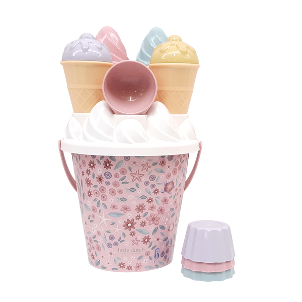 Seau de plage enfant avec moules glaces – Dreamy Mermaid LITTLE DUTCH