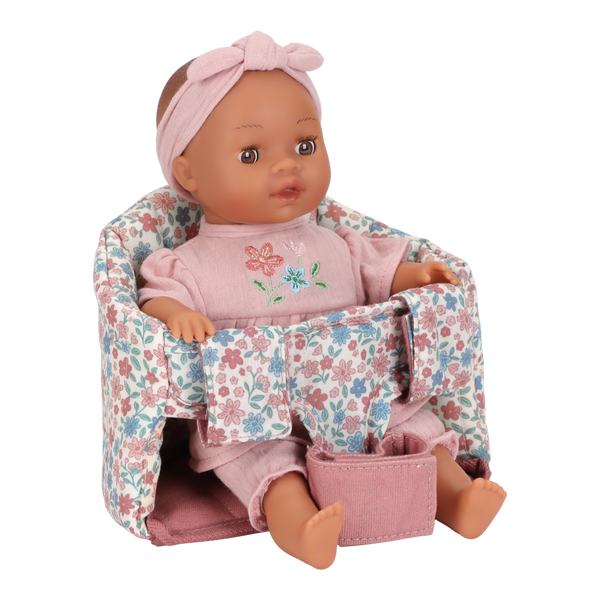 Siège de vélo pour poupée – Motif floral LITTLE DUTCH
