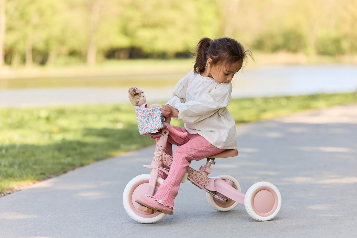 Siège de vélo pour poupée – Motif floral LITTLE DUTCH