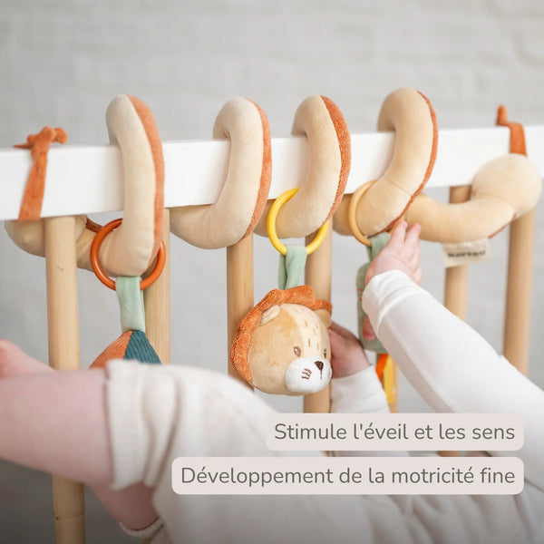 Spirale d'activités suspendue Léon le Lion 25 cm – Nattou 🦁 NATTOU