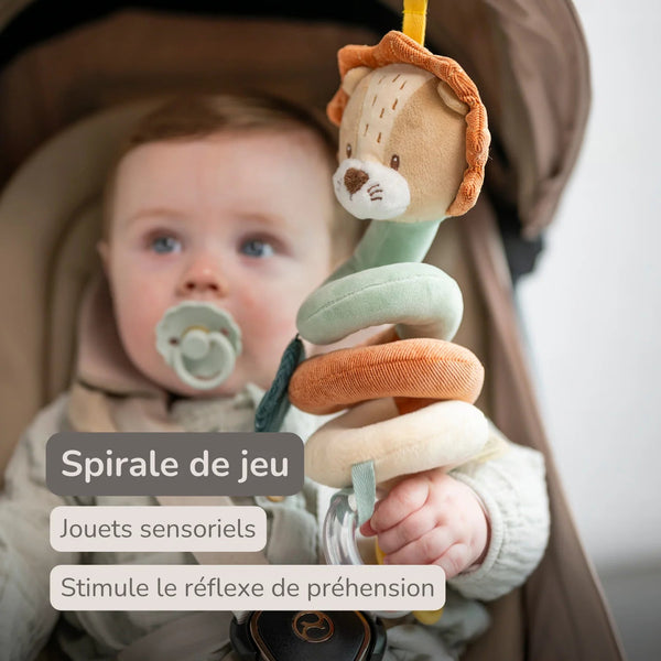 Spirale d'activités suspendue Léon le Lion 28 cm – Nattou 🦁 NATTOU