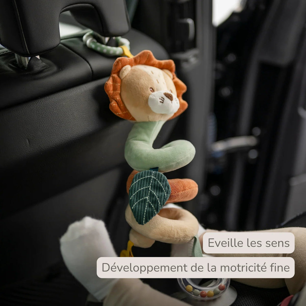 Spirale d'activités suspendue Léon le Lion 28 cm – Nattou 🦁 NATTOU