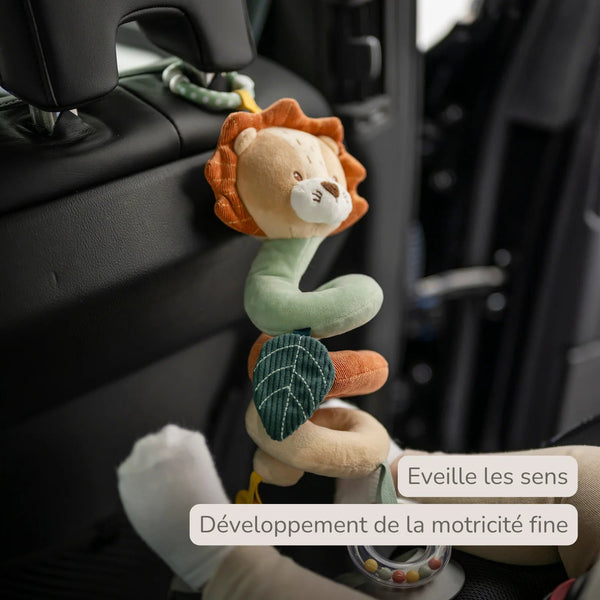 Spirale d'activités suspendue Léon le Lion 28 cm – Nattou 🦁 NATTOU