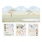 Stickers réutilisables Safari Friends : l’activité idéale pour stimuler l’imagination et créer des histoires à l’infini.