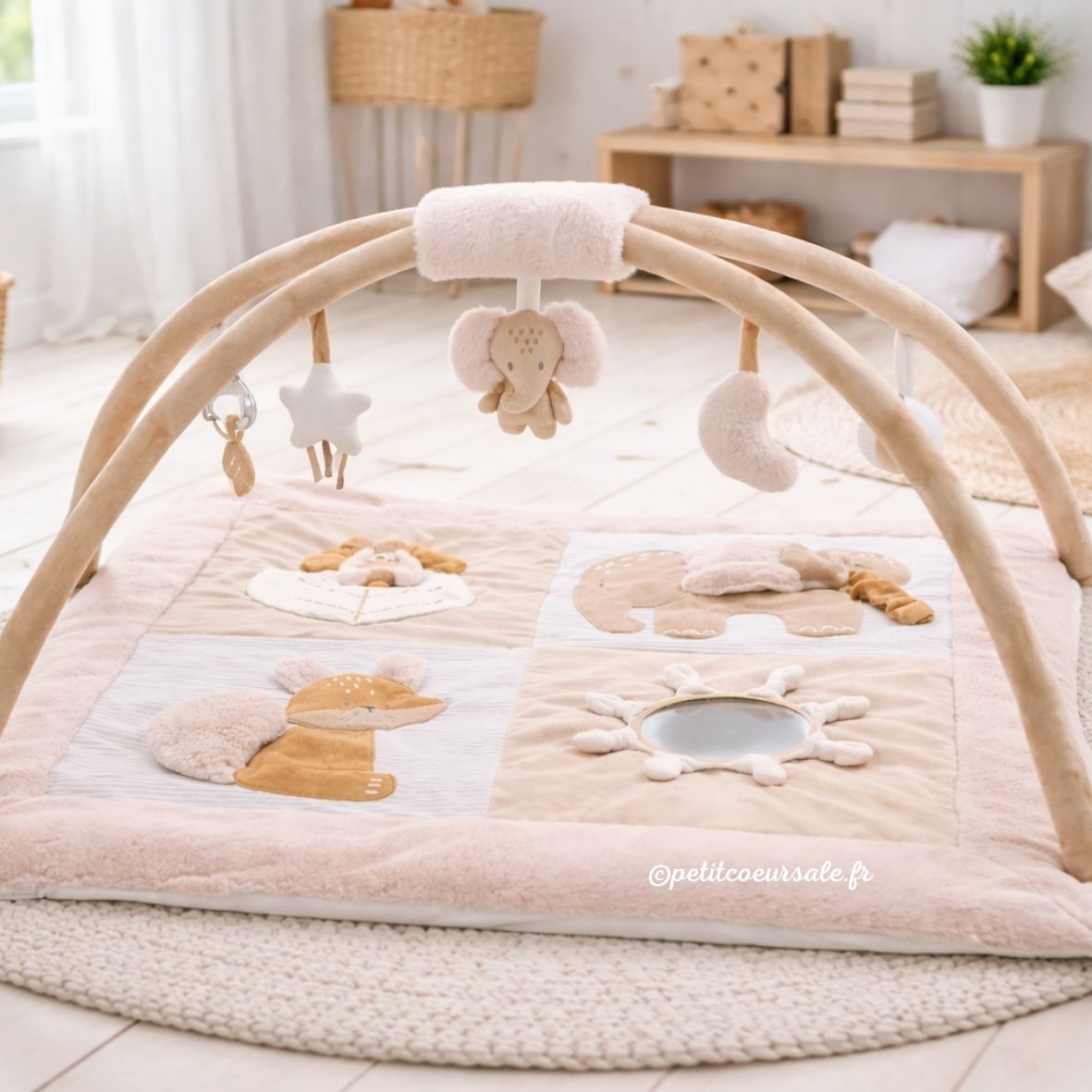 Tapis de Jeu Rectangulaire avec Arches FLO, ERNEST & OLI NATTOU