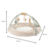 Tapis d’éveil rond rembourré LouLou avec arches – 90 cm – Nattou NATTOU