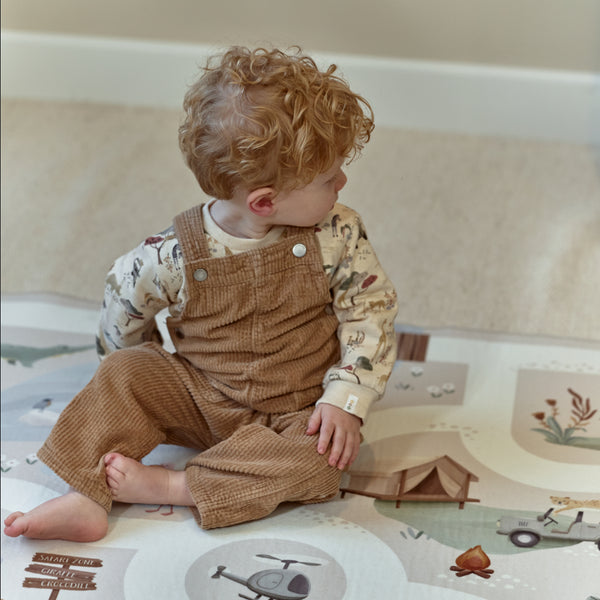 Tapis de jeu pour voiture Safari Friends – tapis circuit enfant