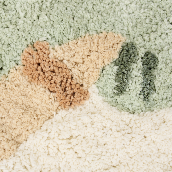 Tapis enfant crocodile en coton bio : le choix idéal pour une chambre chaleureuse, confortable et pleine de charme.