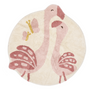 Tapis enfant flamant rose en coton bio : l’allié parfait pour une chambre douce, chaleureuse et pleine de poésie.