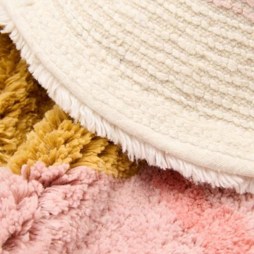 Tapis fleur enfant en coton bio – 110 x 110 cm LITTLE DUTCH