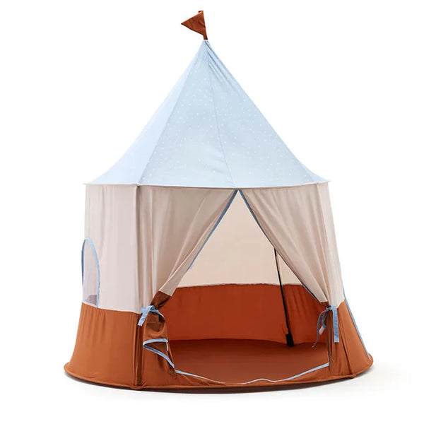 Tente cirque bleue enfant pop-up – cabane cosy dès 2 ans