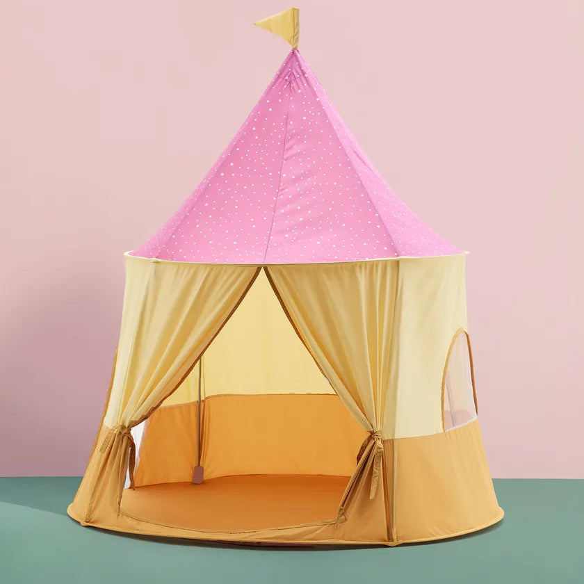 Tente cirque rose enfant pop-up – cabane cosy dès 2 ans