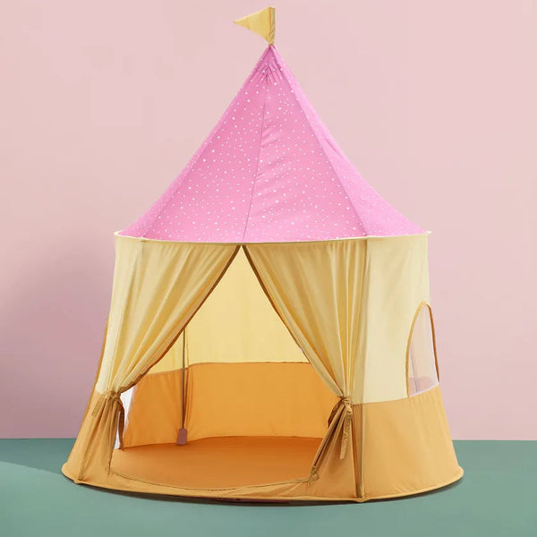 Tente cirque rose enfant pop-up – cabane cosy dès 2 ans