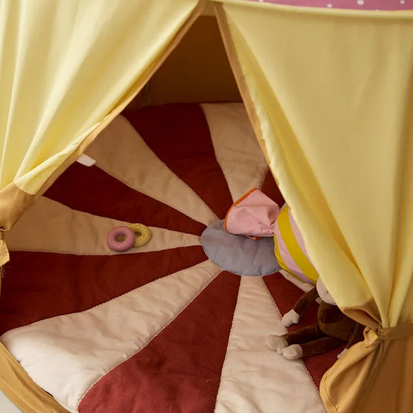 Tente cirque rose enfant pop-up – cabane cosy dès 2 ans
