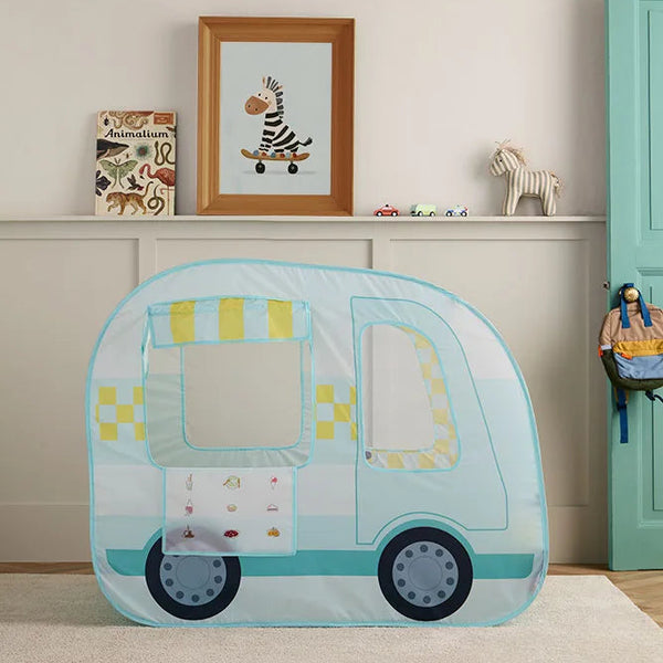 Tente enfant food truck – cabane de jeu convertible dès 2 ans