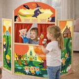 Théâtre de marionnettes bois enfant – Vilac