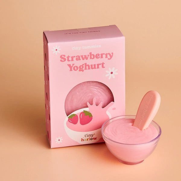 Tiny Harlow – Bol de yaourt à la fraise magique pour poupée TINY HARLOW