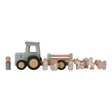 Tracteur avec remorque en bois FSC – Little Farm LITTLE DUTCH