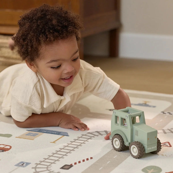 tracteur en bois enfant 18 mois