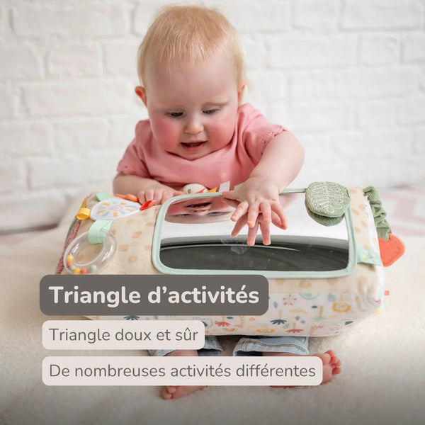 Triangle d'activités souple Gina la Girafe 33 x 18 cm – Nattou 🦒 NATTOU