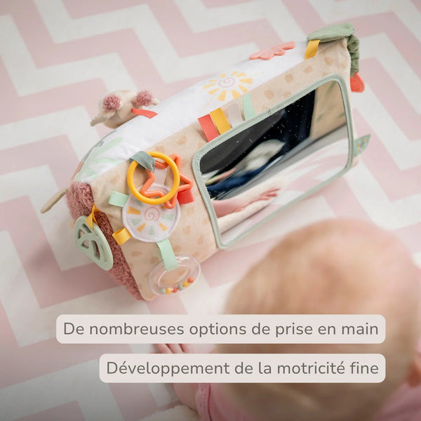 Triangle d'activités souple Gina la Girafe 33 x 18 cm – Nattou 🦒 NATTOU