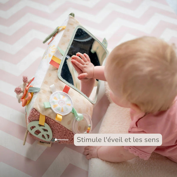 Triangle d'activités souple Gina la Girafe 33 x 18 cm – Nattou 🦒 NATTOU