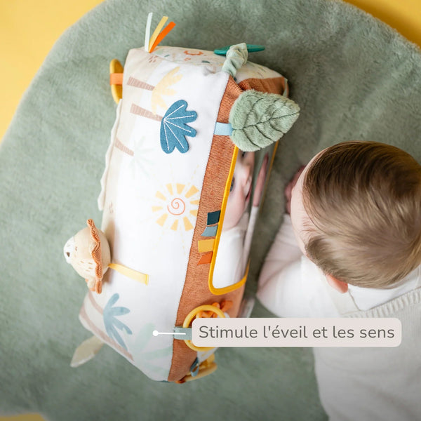 Triangle d'activités souple Léon le Lion 33 x 18 cm – Nattou 🦁 NATTOU