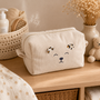 Trousse de toilette en velours côtelé Léopard - Sauthon SAUTHON