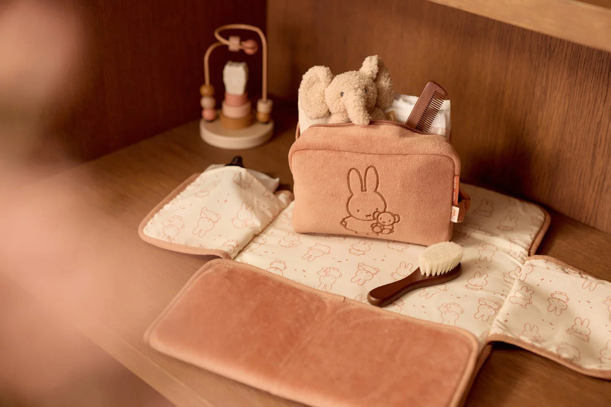 Trousse de Soins Miffy Moments Velvet Light Terra – Jollein 🐰🤎 JOLLEIN