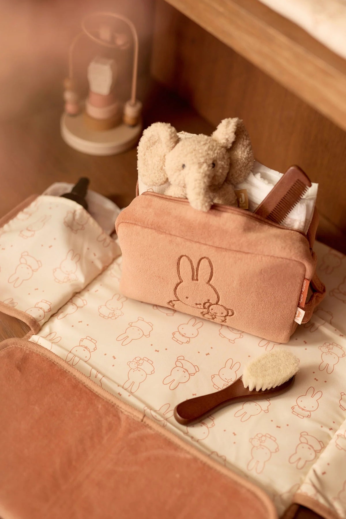 Trousse de Soins Miffy Moments Velvet Light Terra – Jollein 🐰🤎 JOLLEIN
