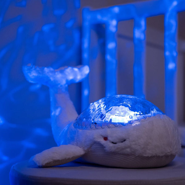Veilleuse bébé Tranquil Whale™ blanche rechargeable | Petit Cœur Salé