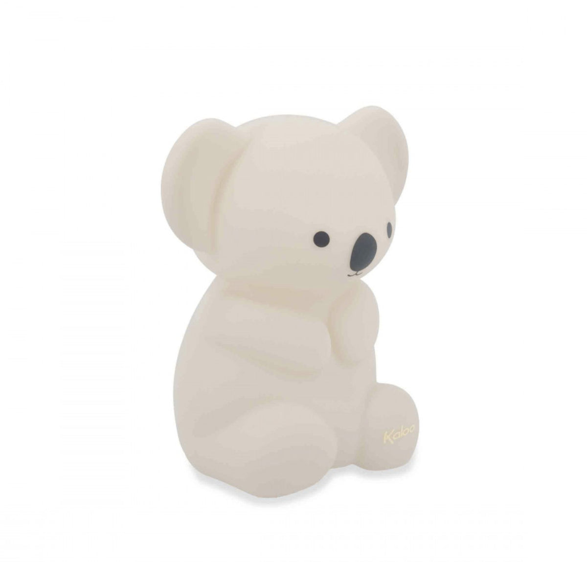 Veilleuse bébé en silicone souple dès la naissance. Lumière douce, rechargeable USB et format nomade.