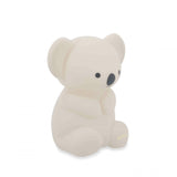 Veilleuse bébé en silicone souple dès la naissance. Lumière douce, rechargeable USB et format nomade.