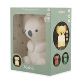 Veilleuse bébé en silicone souple dès la naissance. Lumière douce, rechargeable USB et format nomade.